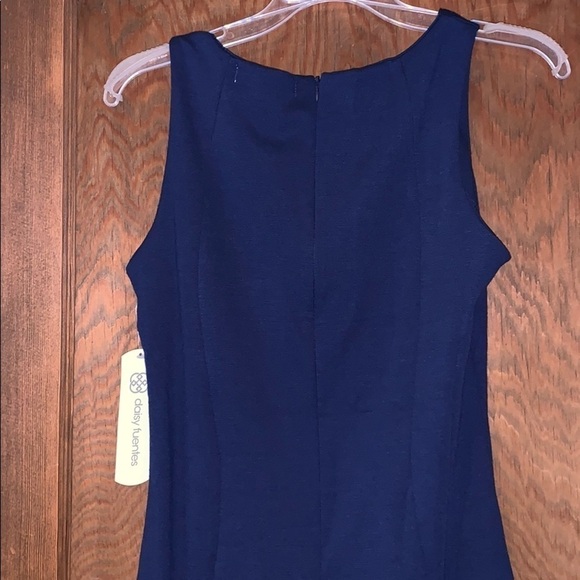 DAISY Fuentes blue sleeveless dress - Picture 3 of 4
